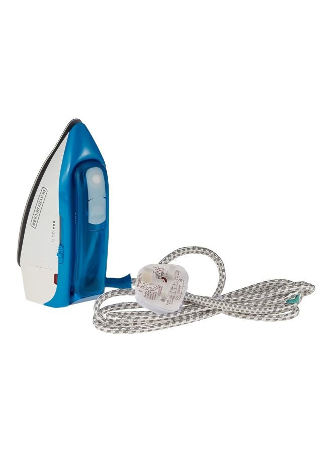 Retractable Handle Steam Iron 40.0 ml 1085.0 W TI250 Blue/White