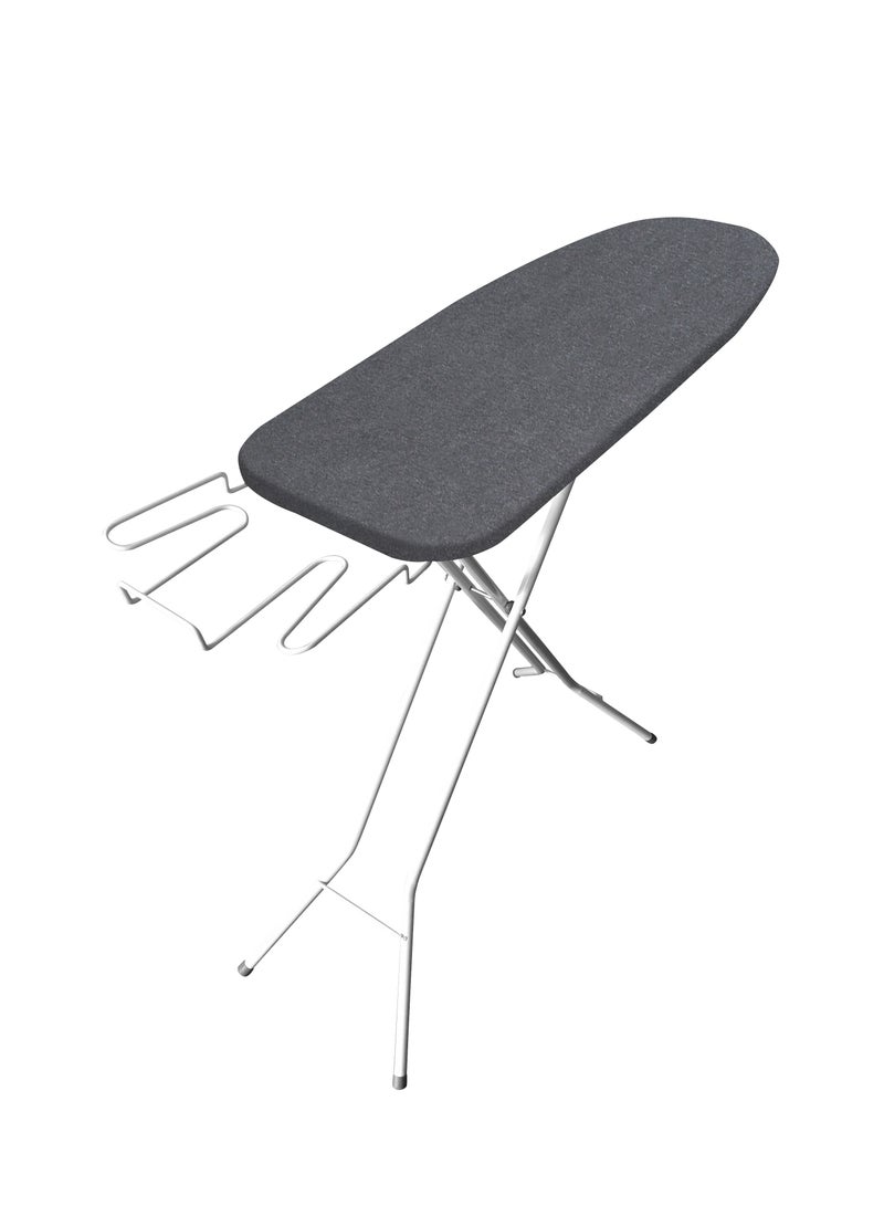 Iron Board Virgin Black Ironing Board with Iron Holder Foldable And Adjustable 96x30cm