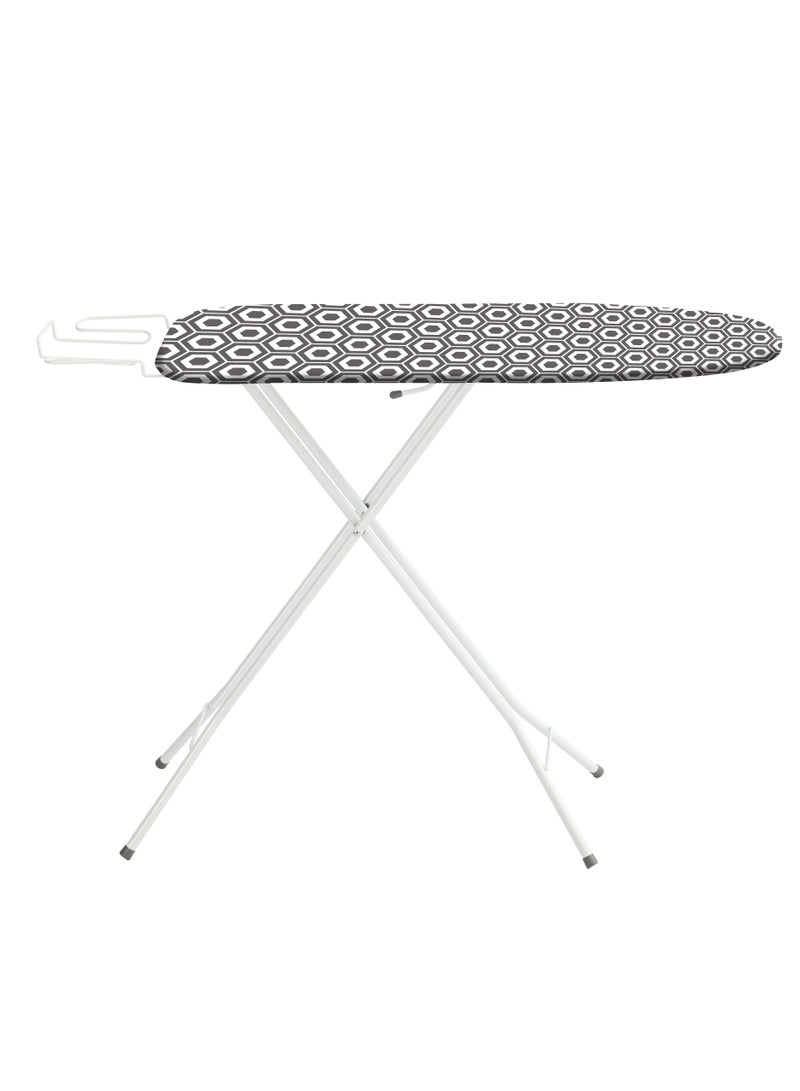 Iron Board Virgin Multicolour Ironing Table With Iron Holder Foldable And Adjustable 96x30cm