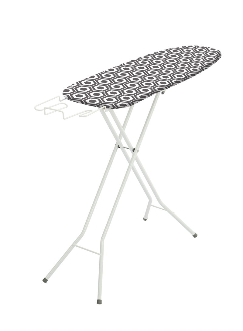 Iron Board Virgin Multicolour Ironing Table With Iron Holder Foldable And Adjustable 96x30cm