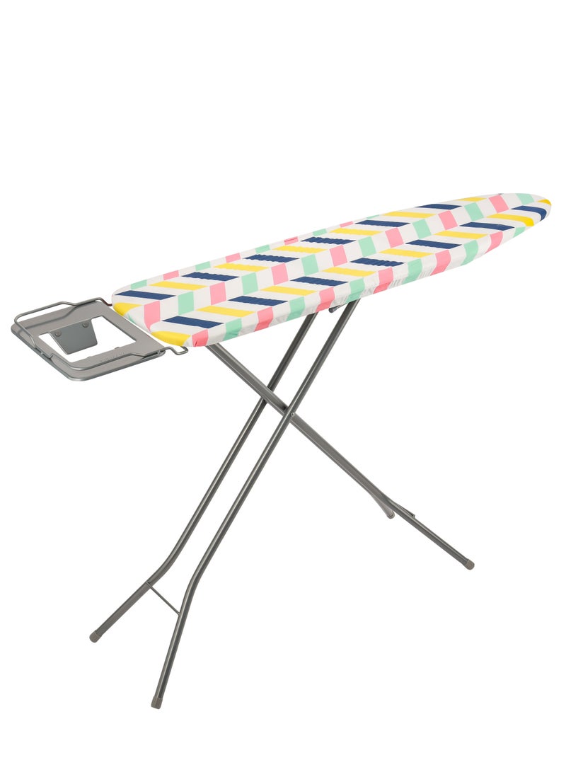 Delcasa 110x34 cm Ironing Board Ironing Table assorted color with Powder Coated Carbon Steel Iron Table with Adjustable Height