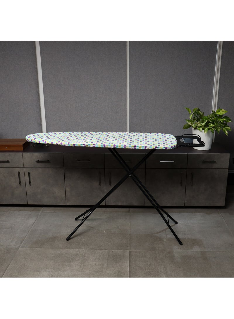 Delcasa Ironing Board DC2801 Iron Table with Powder Coated Carbon Steel 122X98 max height 90 cm