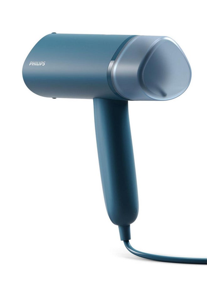 Compact Handheld Steamer 3000 Series - 20g/min Continuous Steam, 2M Cord Length, Compact & Foldable, 100 ml 1000 W STH3000/26 Blue