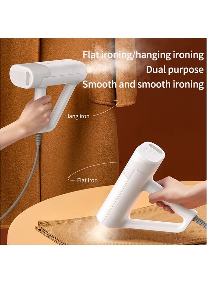 Portable Garment Steamer Handheld Steam Iron Water Tank Capacity 200.0 ml 1000.0 W HS100 White