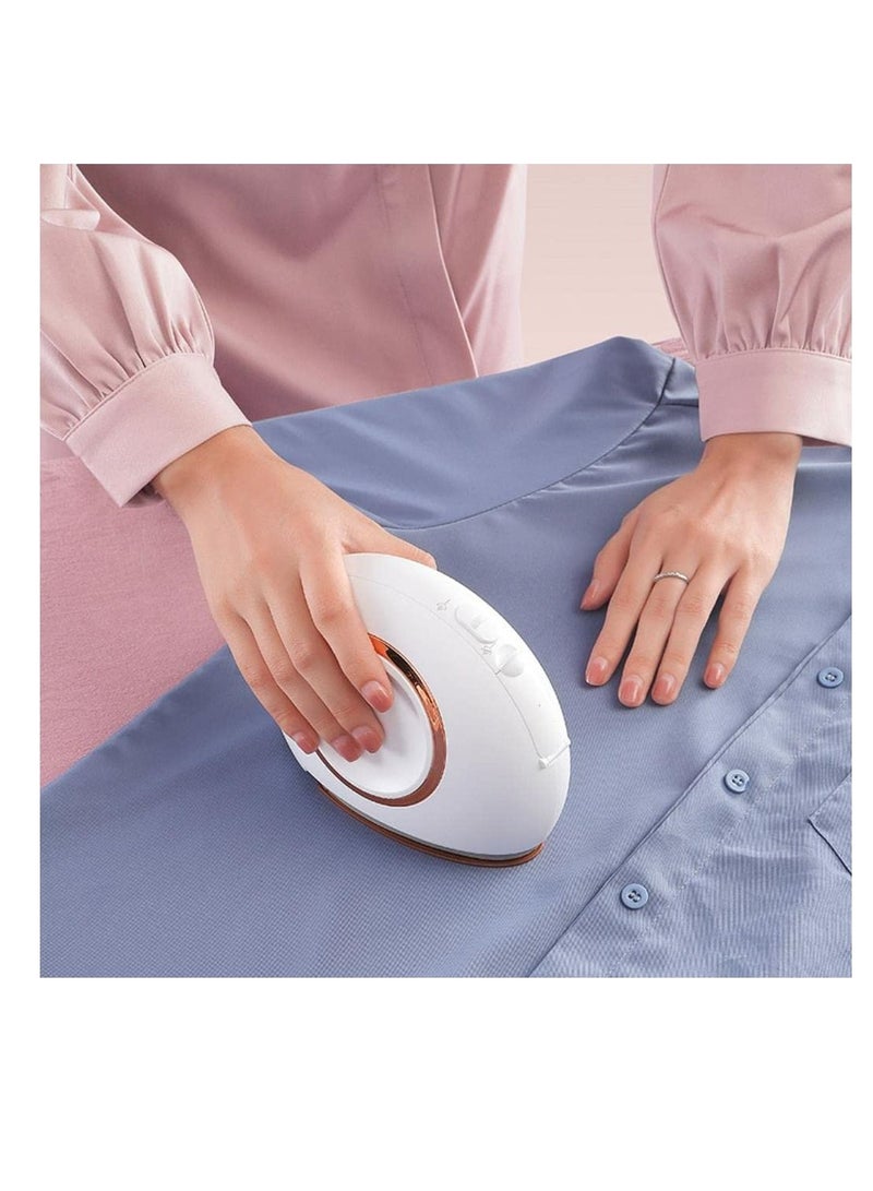 Handheld Steam Iron for Clothes Portable Dry Wet Dual Use Garment Steamer Electric Ironing Machine for Household Travel Use