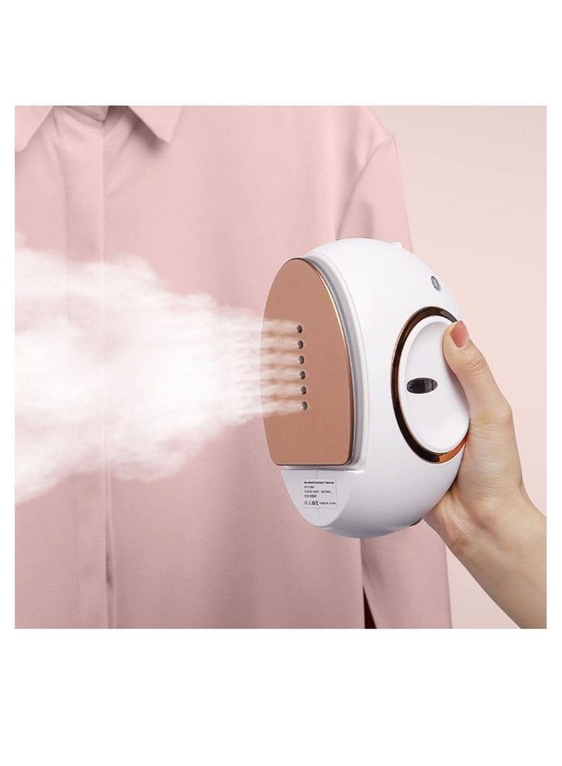 Handheld Steam Iron for Clothes Portable Dry Wet Dual Use Garment Steamer Electric Ironing Machine for Household Travel Use