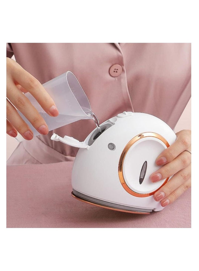 Handheld Steam Iron for Clothes Portable Dry Wet Dual Use Garment Steamer Electric Ironing Machine for Household Travel Use