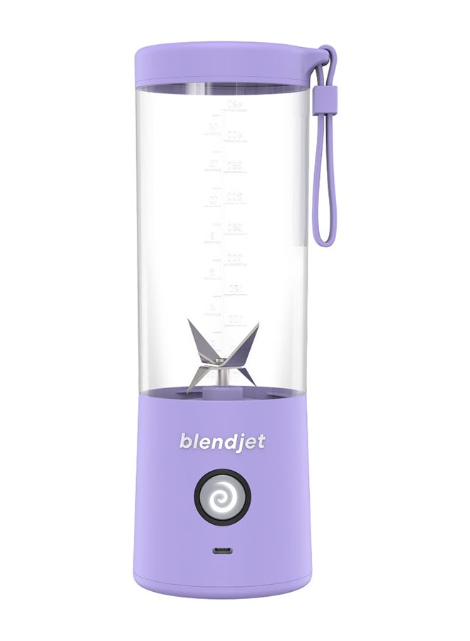 V2 Portable Blender Smoothie Maker, Personal Blender, Fruit Blender, Leak Proof Juicer, BPA-Free 475ml 200W Sports Bottle, USB-C Rechargeable, Ice Crusher with Stainless Steel Blades 475 ml 200 W BJ-V2X-Lavender Lavender Purple