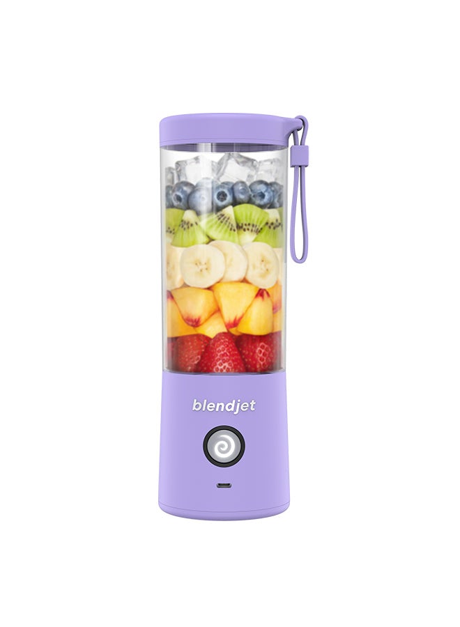 V2 Portable Blender Smoothie Maker, Personal Blender, Fruit Blender, Leak Proof Juicer, BPA-Free 475ml 200W Sports Bottle, USB-C Rechargeable, Ice Crusher with Stainless Steel Blades 475 ml 200 W BJ-V2X-Lavender Lavender Purple