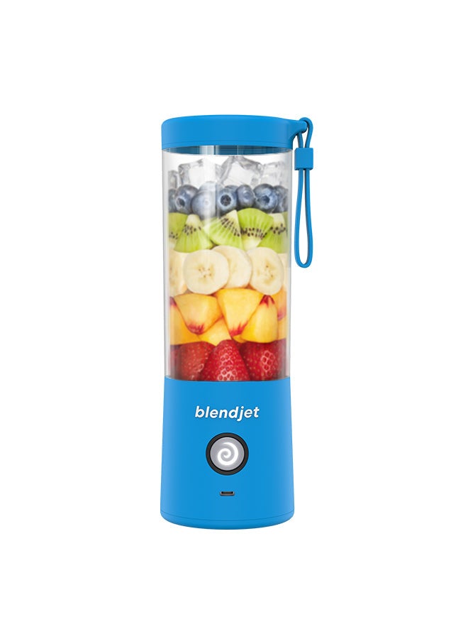 V2 Portable Blender Smoothie Maker, Personal Blender, Fruit Blender, Leak Proof Juicer, BPA-Free 475ml 200W Sports Bottle, USB-C Rechargeable, Ice Crusher With Stainless Steel Blades - 475 ml 200 W BJ-V2X-Ocean Ocean Blue