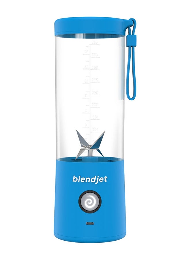 V2 Portable Blender Smoothie Maker, Personal Blender, Fruit Blender, Leak Proof Juicer, BPA-Free 475ml 200W Sports Bottle, USB-C Rechargeable, Ice Crusher With Stainless Steel Blades - 475 ml 200 W BJ-V2X-Ocean Ocean Blue