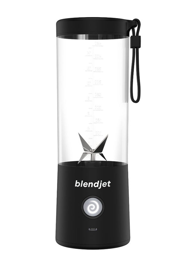 V2 Portable Blender Smoothie Maker, Personal Blender, Fruit Blender, Leak Proof Juicer, BPA-Free 475ml 200W Sports Bottle, USB-C Rechargeable, Ice Crusher with Stainless Steel Blades 475 ml 200 W BJ-V2X-Black Black