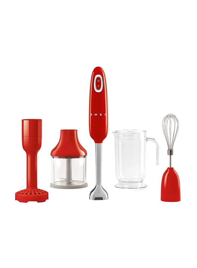 Hand Blender With Accessories HBF02RDUK Red/Clear/Silver