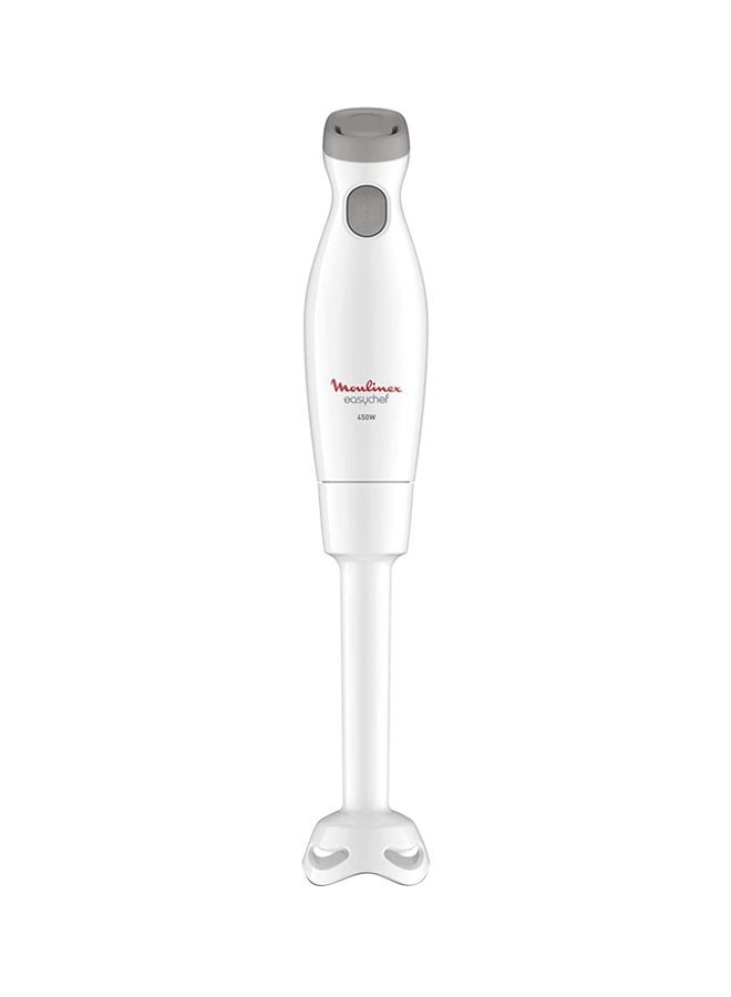 Hand Blender |Easy Chef Hand Stick Blender | Plastic Foot |2 Speeds |2 Years Warranty DD45A127 White/Grey/Clear