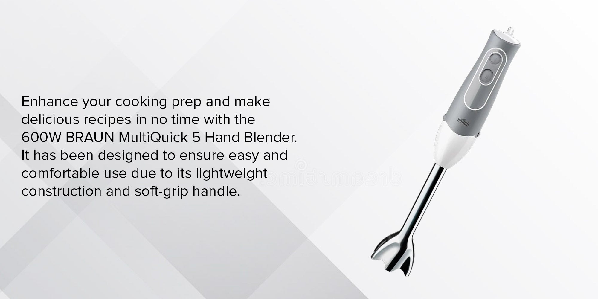 Multi Functional Hand Blender - 600 W 600 W MQ500 Green/Silver