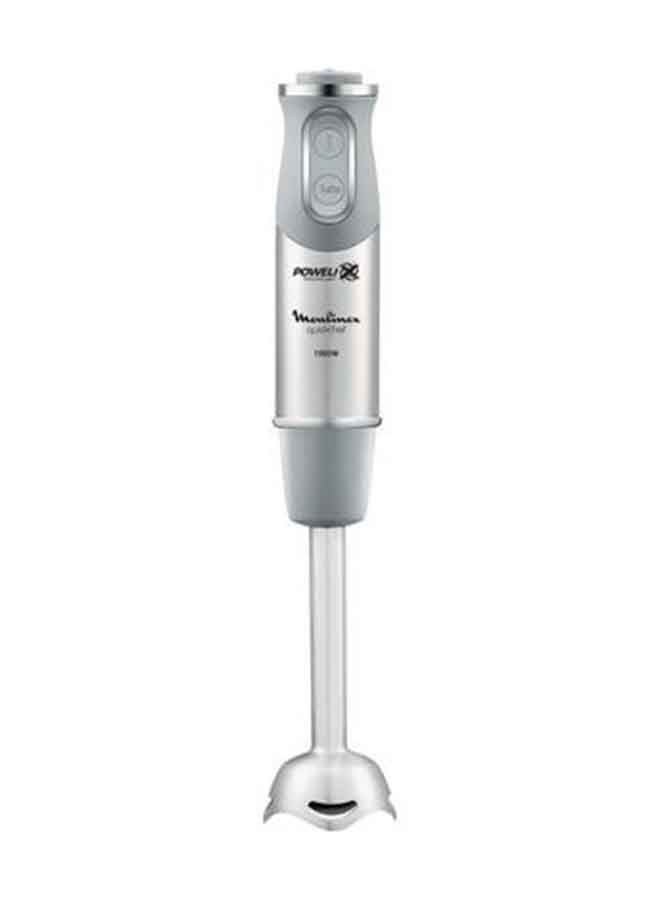 Hand Blender | Quickchef Lite Hand Stick Blender |  20 speeds | 500ml chopper | beaker | Stainless Steel | 2 Years Warranty DD656D27 Silver