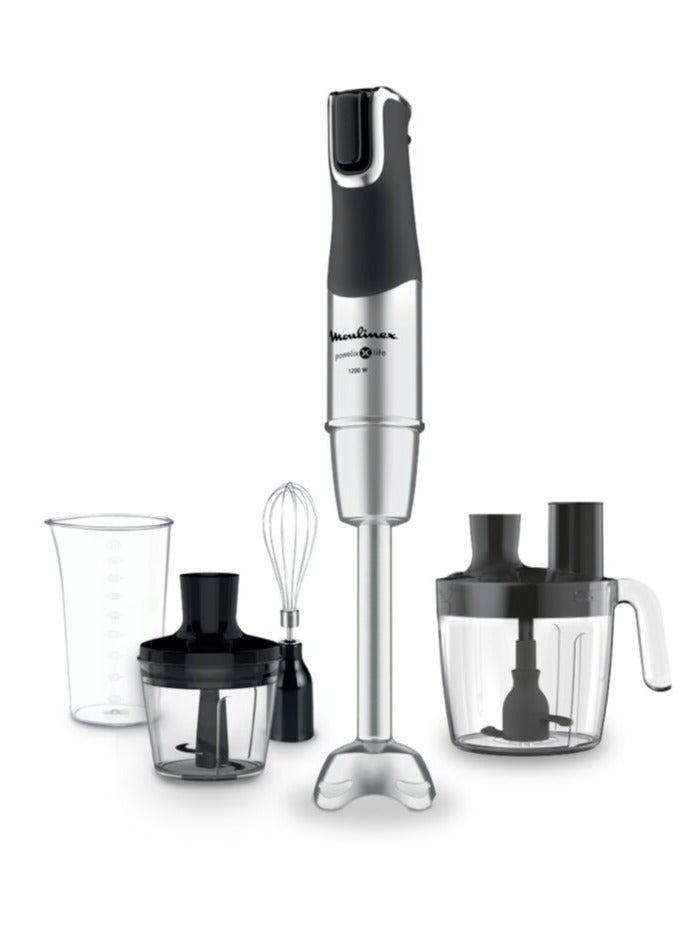 Hand Blender | InfinyForce Hand Stick Blender with Accessories | Silver/ Stainless Steel/Plastic |2 Years Warranty DD95JD27 Silver