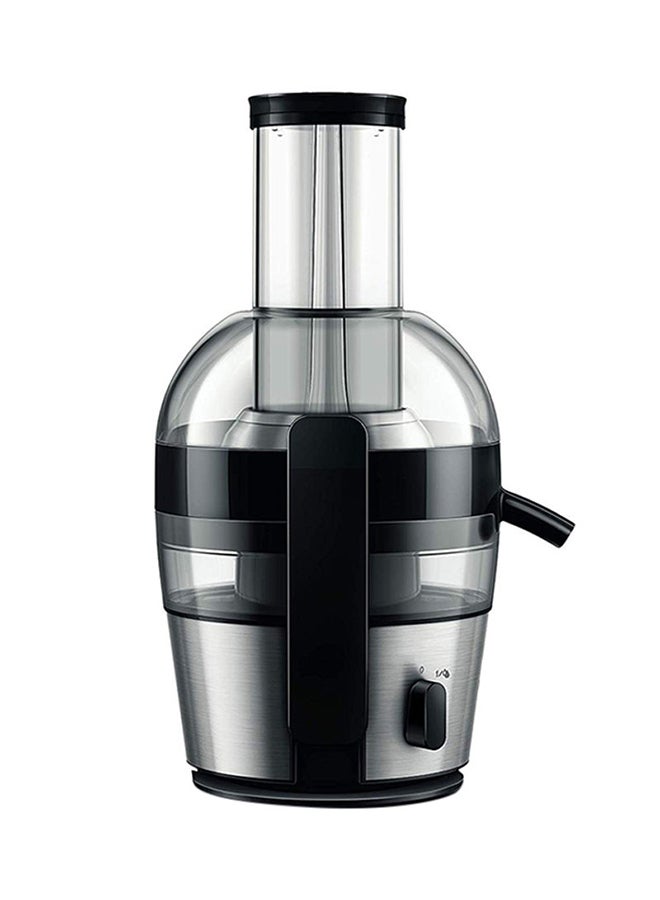 Juicer - XL Tube, QuickClean, 2 L 800 W HR1863/22/05 Silver/Black/Clear