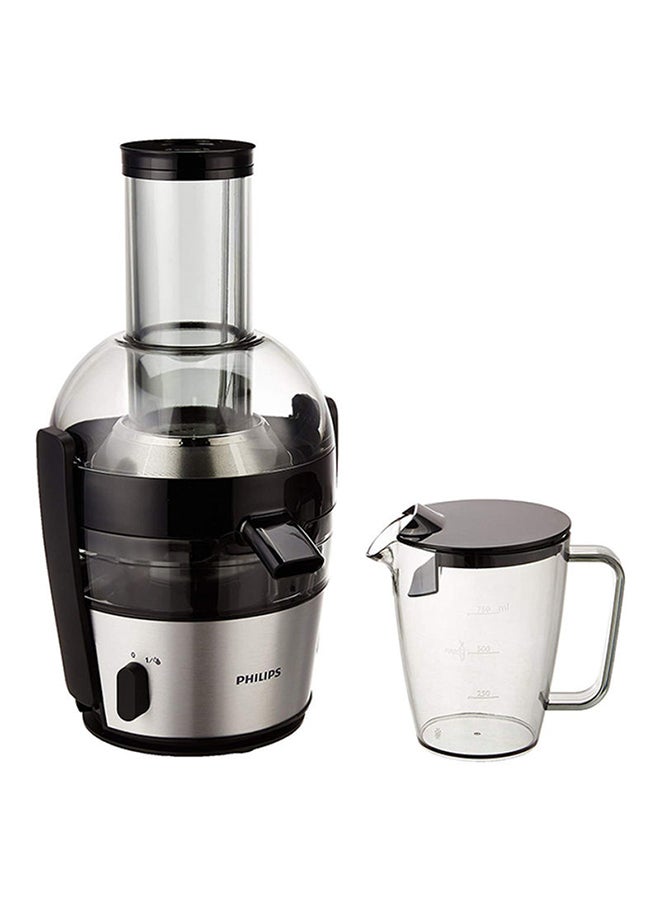 Juicer - XL Tube, QuickClean, 2 L 800 W HR1863/22/05 Silver/Black/Clear