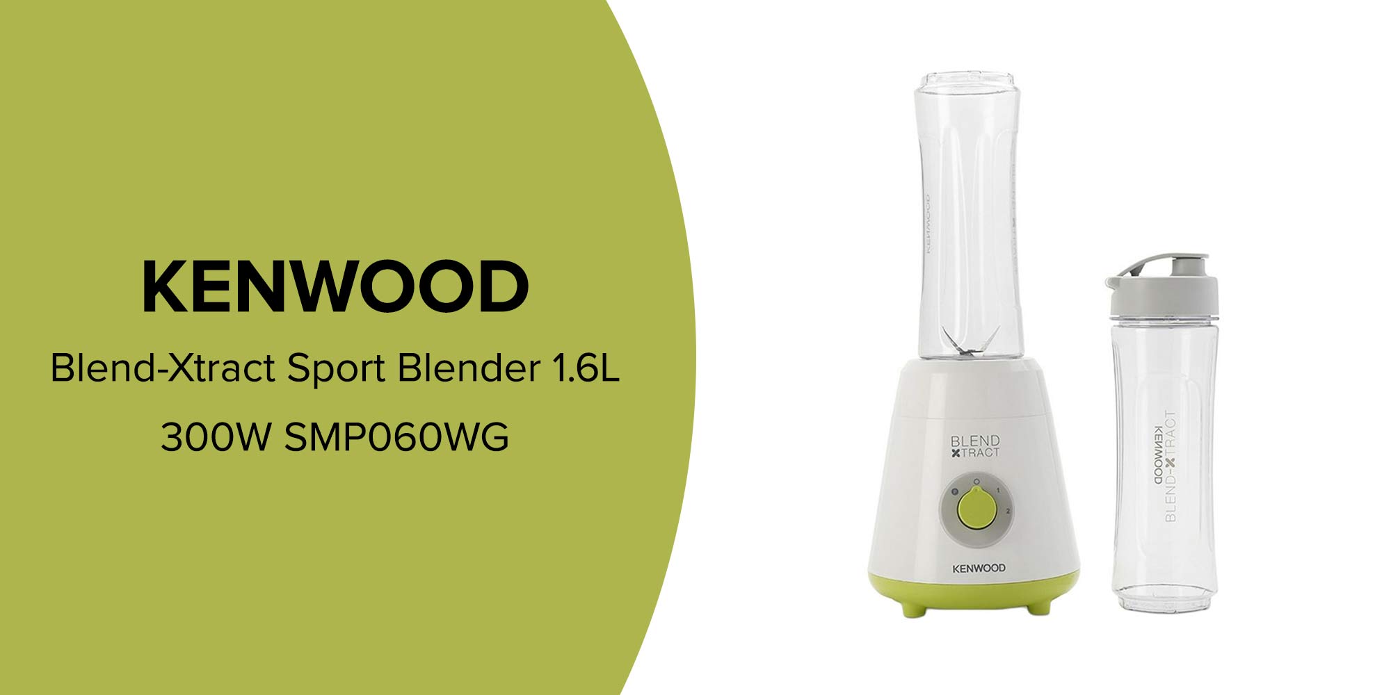 Smoothie Maker Is Designed For Quick And Easy Preparation Of Delicious Smoothies, Shakes, And Other Beverages. With Its Powerful Motor And Convenient Features, It Is Perfect For Those Who Lead An Active Lifestyle And Enjoy Fresh, Homemade Drinks 600 ml 300 W SMP060WG White/Green