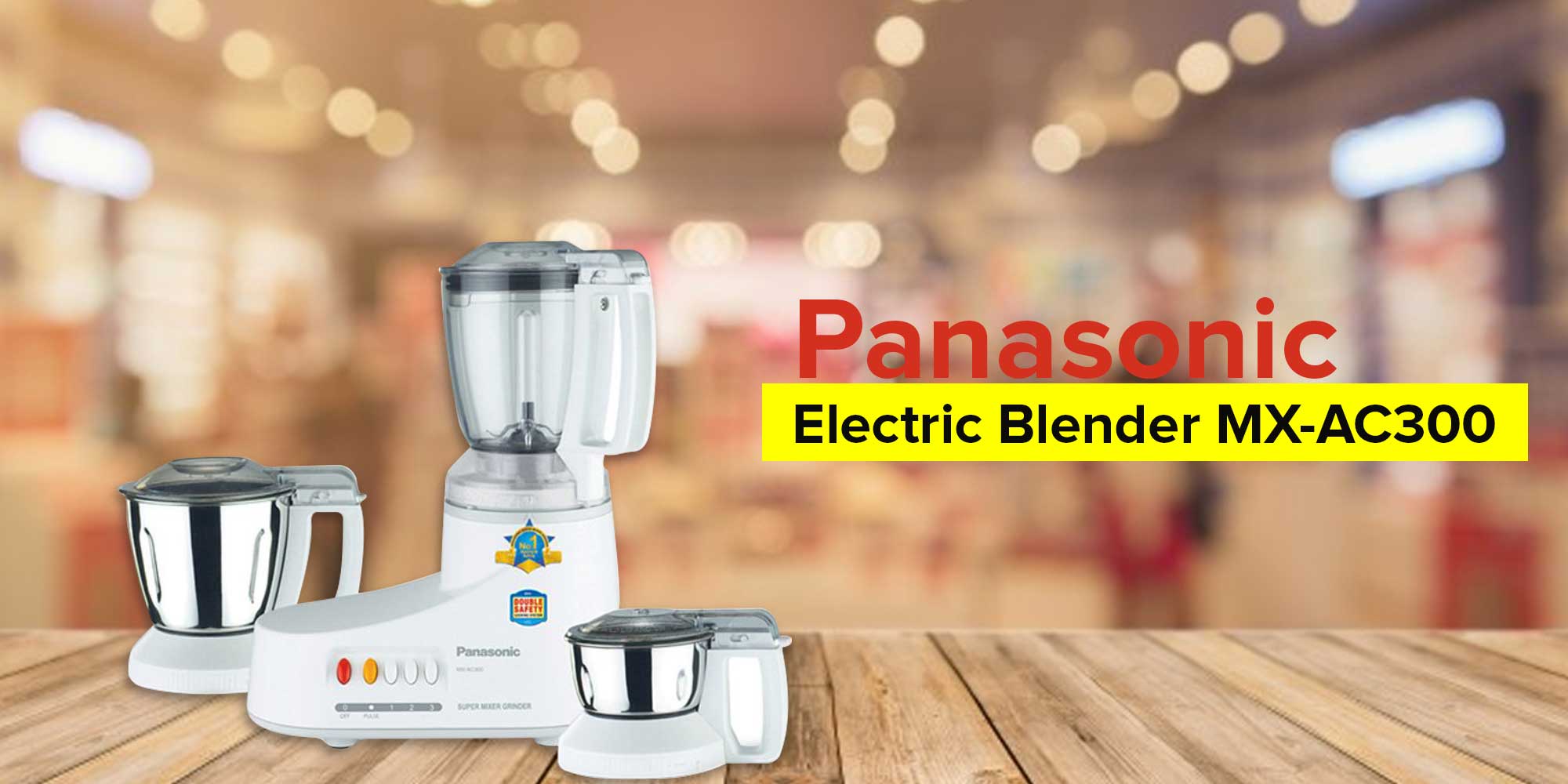 Blender 1.5L 1000W 1.5 L 1000 W MXAC300 White/Clear/Silver