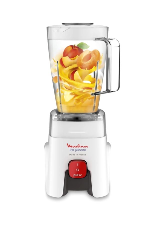 Blender | Genuine  Blender Smoothie Maker | Mixer | 2 Attachments | One Speed and Pulse Function | 2 Years Warranty 1.75 L 500 W LM242B28 White/Clear