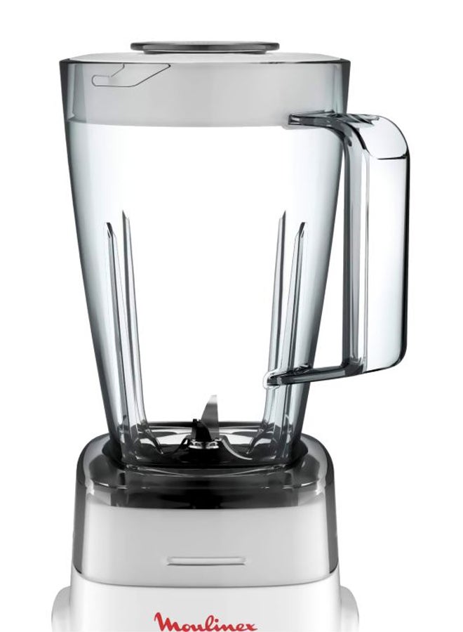 Blender | Genuine  Blender Smoothie Maker | Mixer | 2 Attachments | One Speed and Pulse Function | 2 Years Warranty 1.75 L 500 W LM242B28 White/Clear