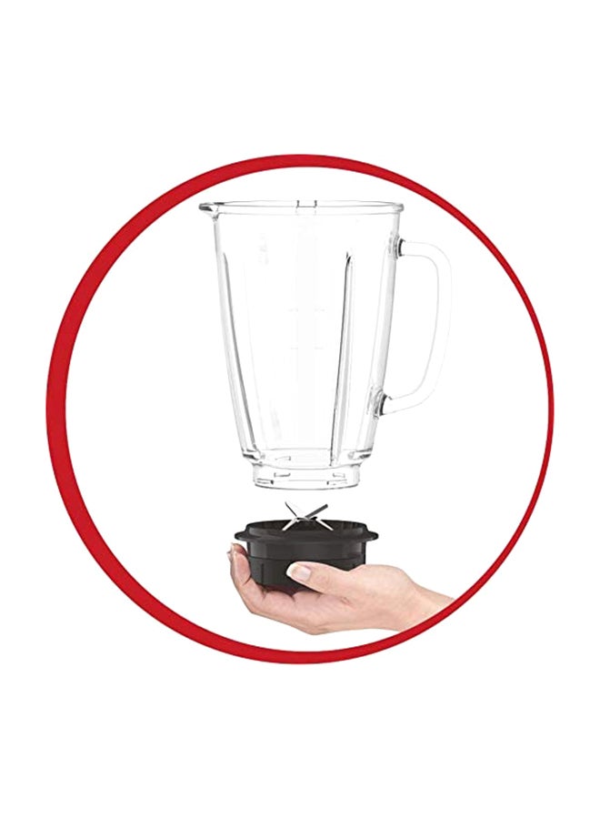 Blendforce blender Large Capacity Glass Jug , convenient, Healthy 1.75 L 700 W LM435127 White/Clear