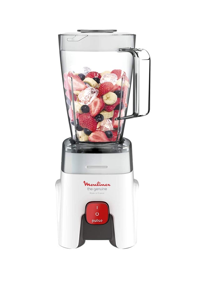 Blender | Genuine  Blender Smoothie Maker | Mixer | 2 Attachments | One Speed and Pulse Function | 2 Years Warranty 1.75 L 500 W LM242B27 White/Clear