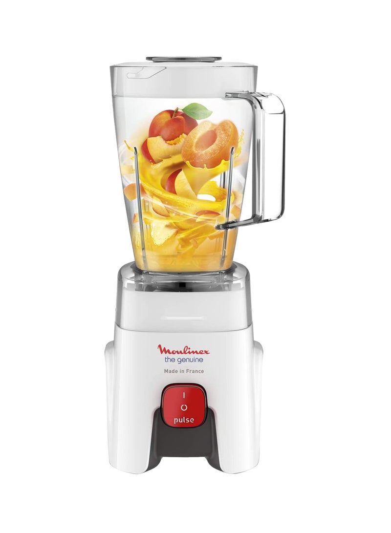 Blender | Genuine  Blender Smoothie Maker | Mixer | 2 Attachments | One Speed and Pulse Function | 2 Years Warranty 1.75 L 500 W LM242B27 White/Clear