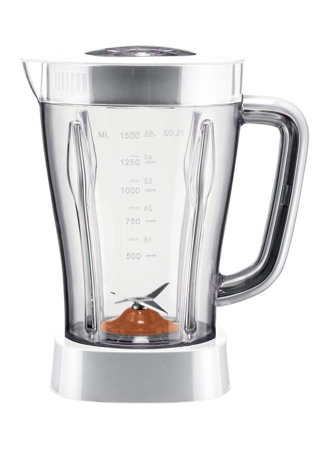 Blender, Ice Crush Function, Multi Mill, Grinder, 2 Speeds, 2 L 500 W BLP15.150WH00C057611KEAS White/Clear