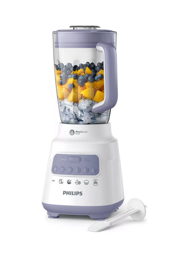 Series 5000 Blender Core 2 L 700 W HR2221/01 White/Lavender