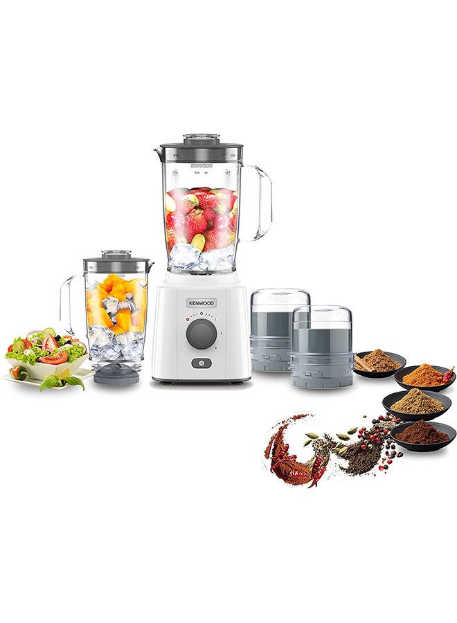 Blender Smoothie Maker Blend-X Fresh   With Extra Blender Jar, Grinder Mill, Grater Mill, Ice Crush Function 2.0 L 650.0 W BLP41.H0WH White