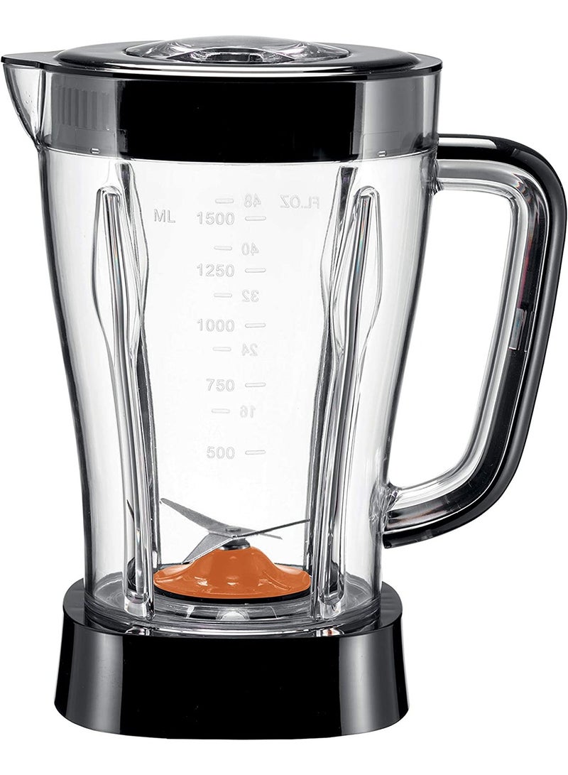 Blender/Smoothie Maker 1.5L With Multi Mill (Grinder/Chopper), Ice Crush Function 2 L 500 W BLP15.150BK Black