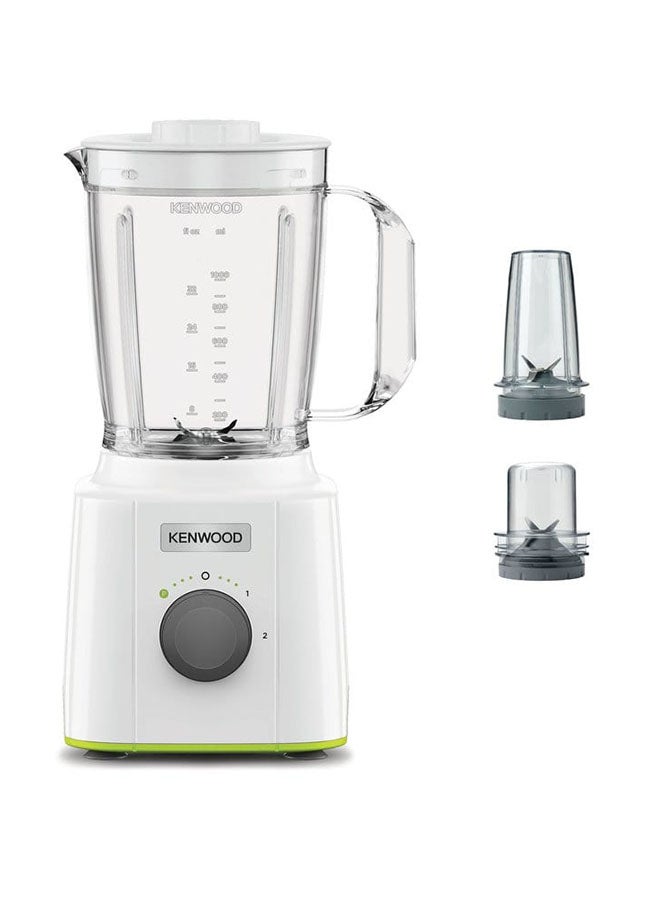 Blender Smoothie Maker Blend-Xtract (Effortless and Efficient Blending) With Multi Mill (Grinder/Chopper) 350 W BLP31.D0WG White