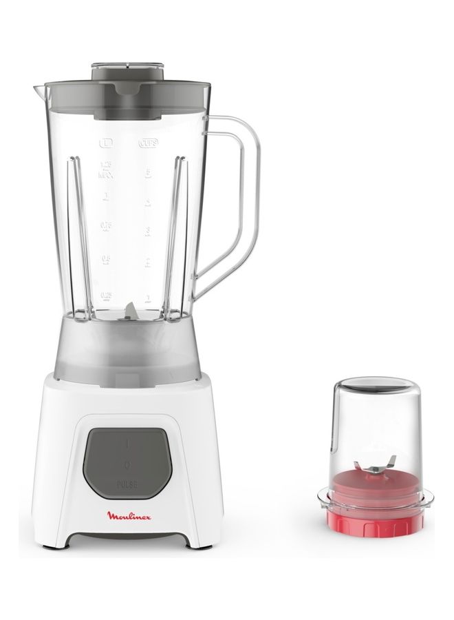 Moulinex Blendeo Blender With Grinder, 1.5 L, 450 W LM2B2127 White