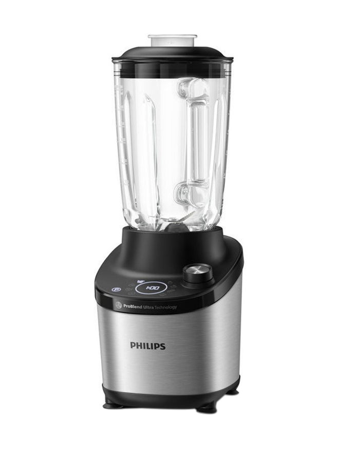 Glass Jar High Speed Blender 7000 Series - 12 Speed Setting, 6 Quick Programs, 2 L 1500 W HR3760/00 Black