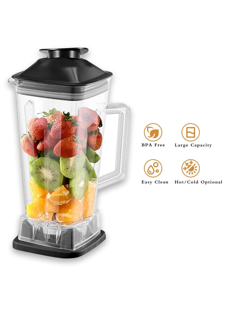 Silver Crest 4500W Juicer Blender 2 in 1  High Speed Control with 6 Titanium Stainless Steel Blades Perfect for Smoothies Frozen Desserts Hot Soups and Nut Grinding