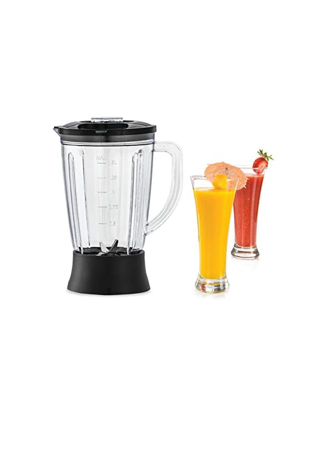 600W 1.5L 6In1 Food Processor Bowl+Blender Jar And Grinder, Chopper Shredder Blender Grinder Citrus Juicer Dough Maker Plus 29 Extra Functions Fx650-B5