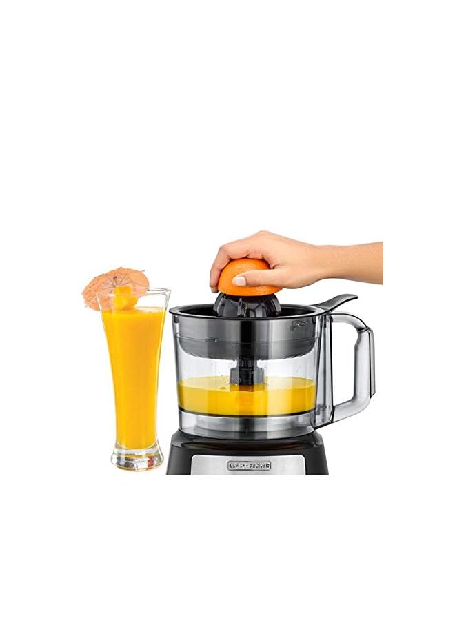 600W 1.5L 6In1 Food Processor Bowl+Blender Jar And Grinder, Chopper Shredder Blender Grinder Citrus Juicer Dough Maker Plus 29 Extra Functions Fx650-B5