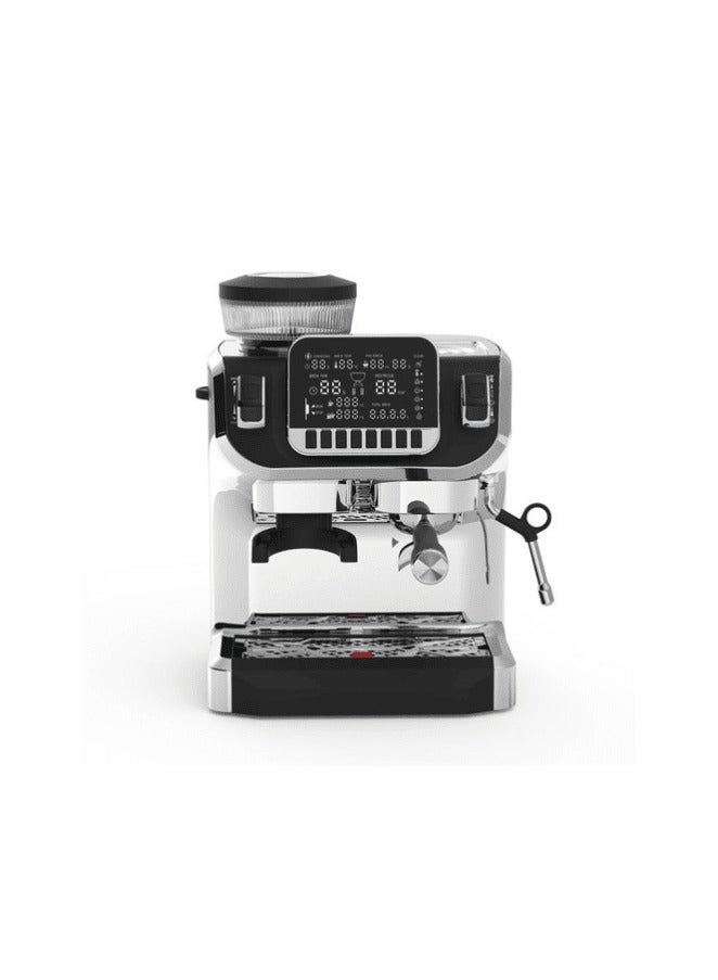 LePresso Espresso Coffee Maker with Bean Grinder and LCD Display - Black