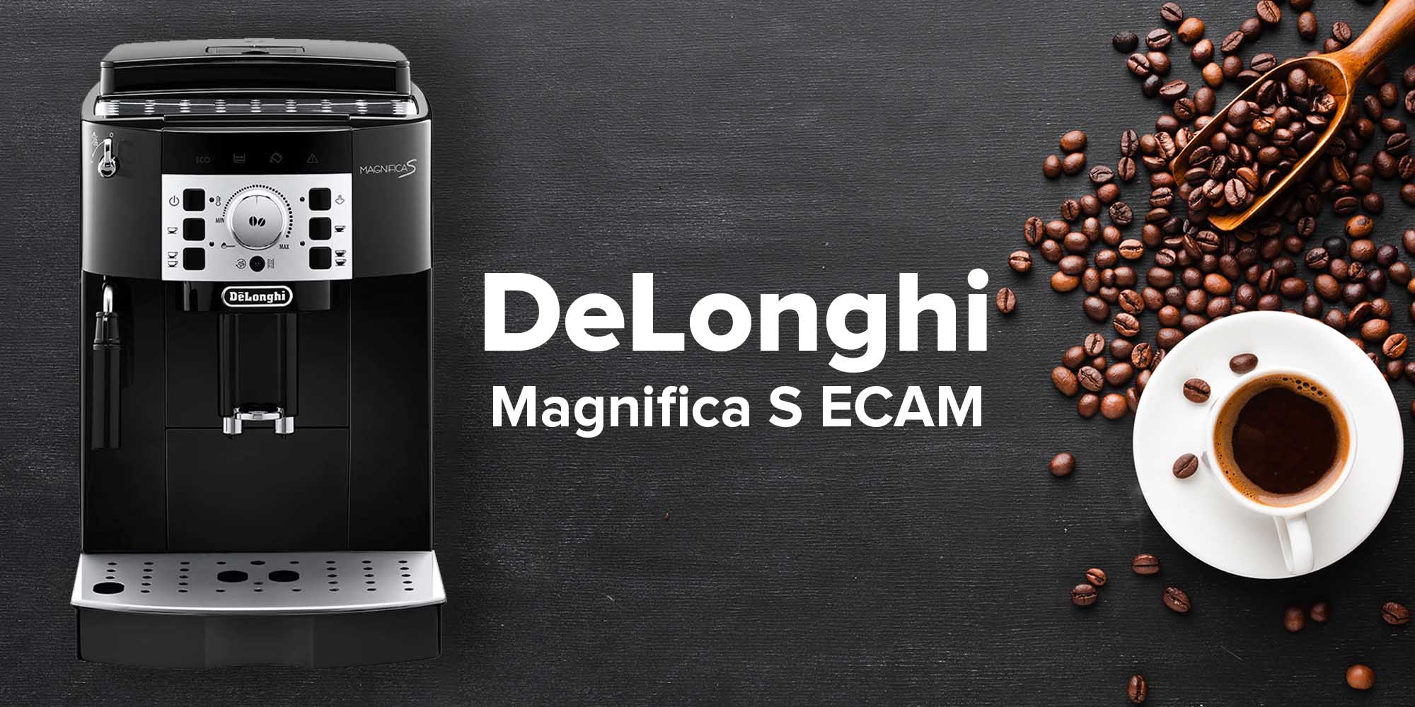 Magnifica S Automatic Coffee Machine 1.5 L 1450 W ECAM22.110.B Black/White