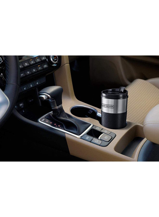 Coffee Machine, Includes 360ml Travel Mug with Lid, Auto-Off, Permanent Filter, Overfill Protection, Compact Design, Easy Storage, ECO Friendly, 360 ml 650 W DCT10-B5 Black/Silver