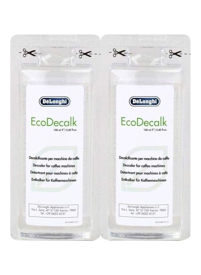 EcoDecalk Descaler Solution White/Black 2x100ml