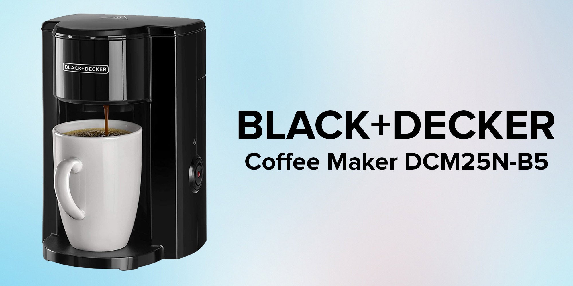 Coffee Maker - 1 Cup 125.0 ml 350.0 W DCM25N-B5 Black/White