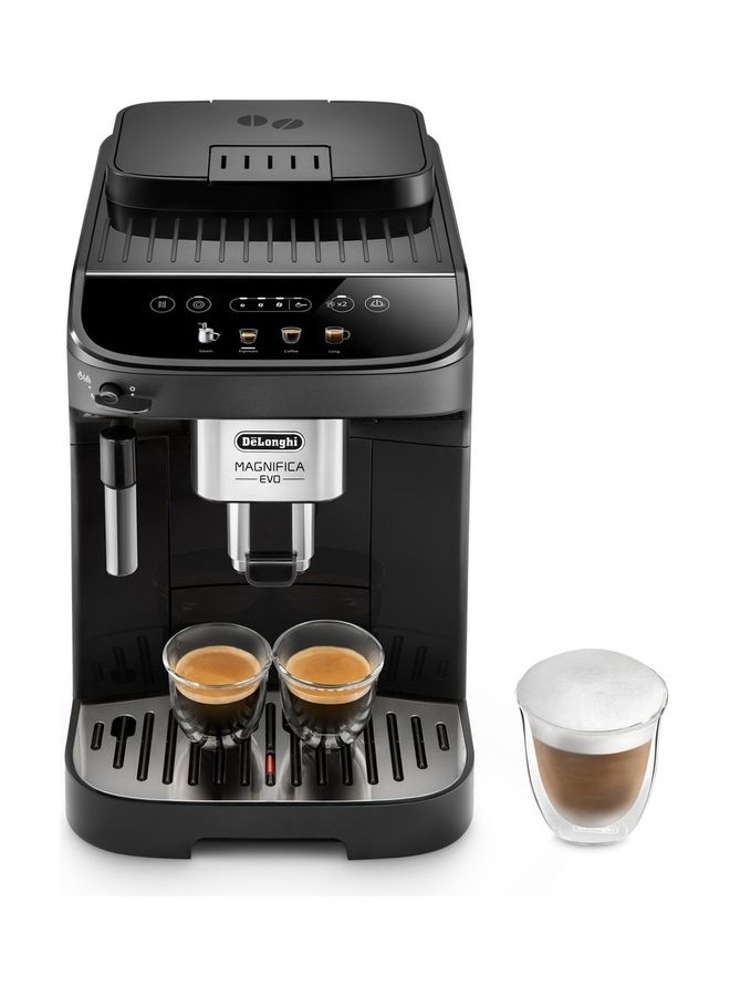 Magnifica Evo Fully Automatic Bean To Cup Coffee Machine With Built in Grinder, Espresso, Cappuccino, Latte Maker, Italian design, Best for Home & Office 1.8 L 1450 W ECAM290.21.B Black