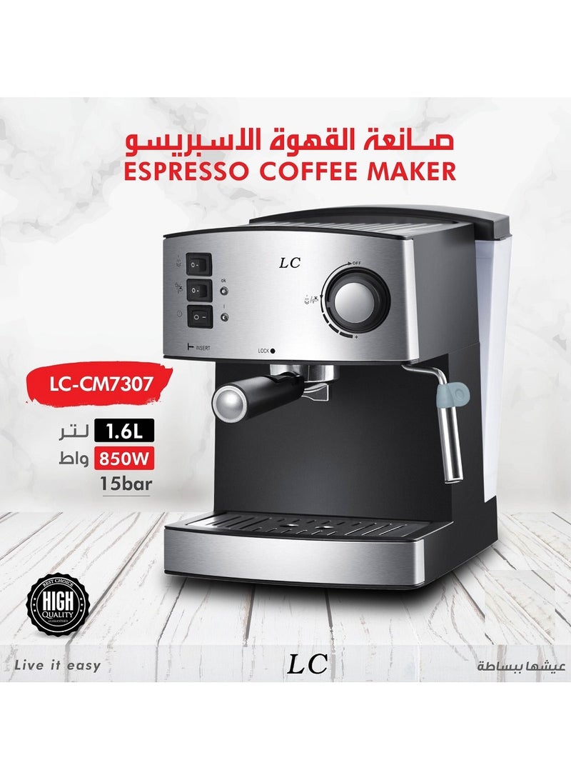 Espresso Coffee Machine 1.6L 850W