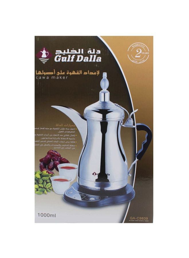 Arabic Coffee Machine 1.0 L 1000.0 W GA-C9839 Silver