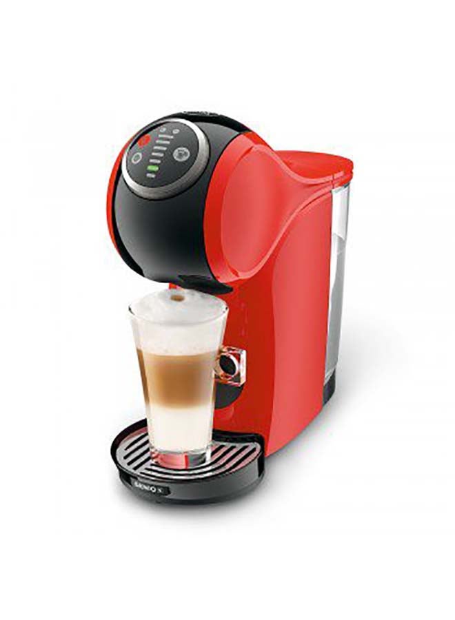 GENIO S PLUS Automatic Capsule Coffee Machine with Compact & Powerful up to 15 Bar Pressure, Cappuccino, Tea, Hot Chocolate & Espresso Coffee Maker EDG315.R Red