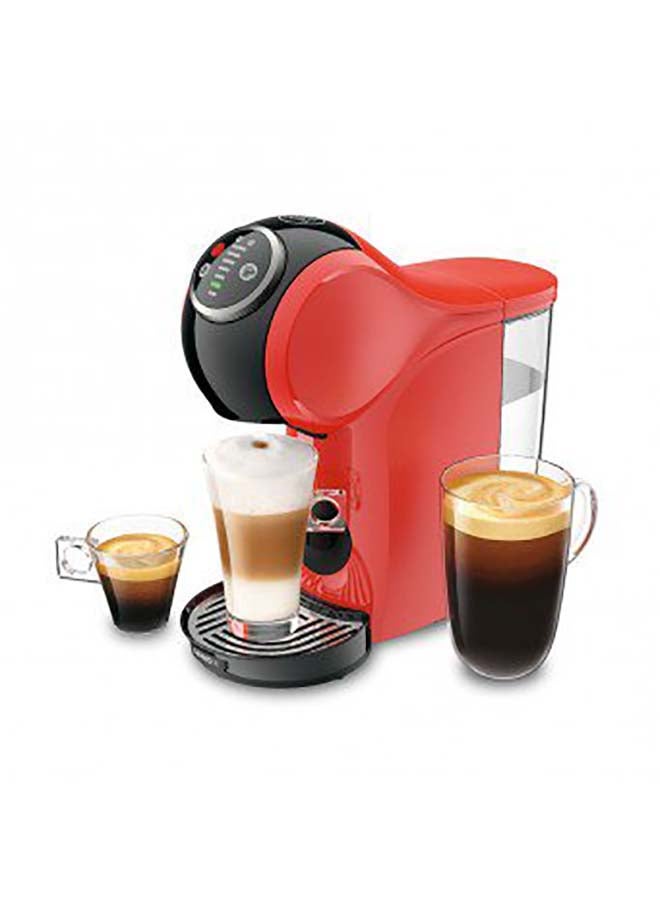 GENIO S PLUS Automatic Capsule Coffee Machine with Compact & Powerful up to 15 Bar Pressure, Cappuccino, Tea, Hot Chocolate & Espresso Coffee Maker EDG315.R Red